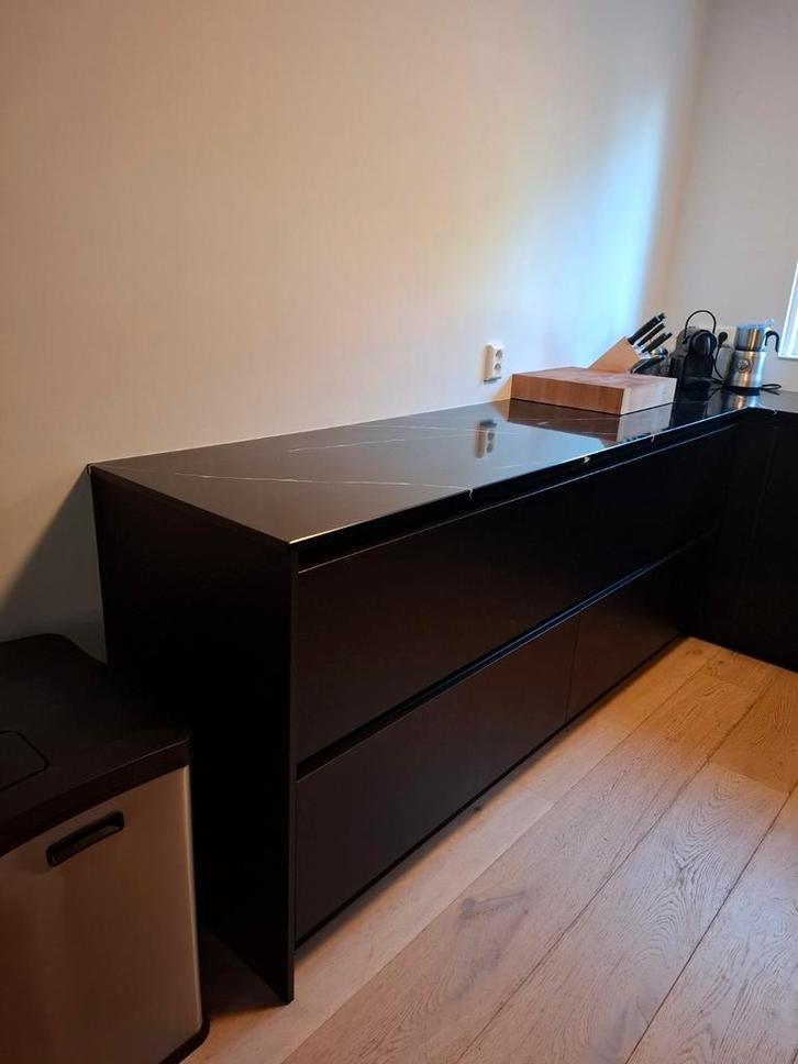 Composiet Keukenblad Royal Black, Huis en Inrichting, Keuken | Keukenelementen, Zo goed als nieuw, Minder dan 100 cm, 100 tot 150 cm