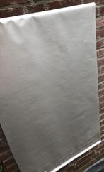 Gratis 2 rolgordijnen 55 cm breed, 1.75 m lang grijs zilver, Ophalen, Gebruikt, 50 tot 100 cm, Grijs