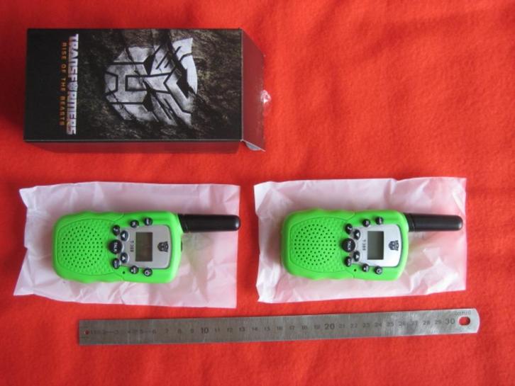 Transformers rise of the beasts promo walkie talkies, Verzamelen, Transformers, Nieuw, Overige generaties, Ophalen of Verzenden