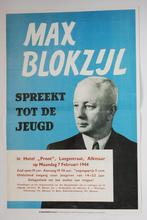 Affiche Max Blokzijl Radio-man (1994), Verzamelen, Militaria | Tweede Wereldoorlog, Nederland, Foto of Poster, Luchtmacht, Verzenden