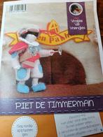 Patroon Piet de Timmerman, Hobby en Vrije tijd, Vilt, Ophalen of Verzenden, Zo goed als nieuw, Boek of Patroon