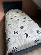 1 persoons dekbedovertek groen / bloemmotief 140x200 cm Hema, Eenpersoons, Dekbedovertrek, Ophalen of Verzenden, Zo goed als nieuw