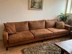 Zeer mooie grote eco lederen cognac kleur bank z.g.st., Huis en Inrichting, Ophalen, Zo goed als nieuw