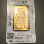 50g Gouden Baar 999.9 PAMP Suisse, Verzenden, Goud