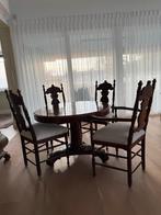 Eethoek met draaifauteuil, Gebruikt, 100 tot 150 cm, Ophalen of Verzenden, Vier personen