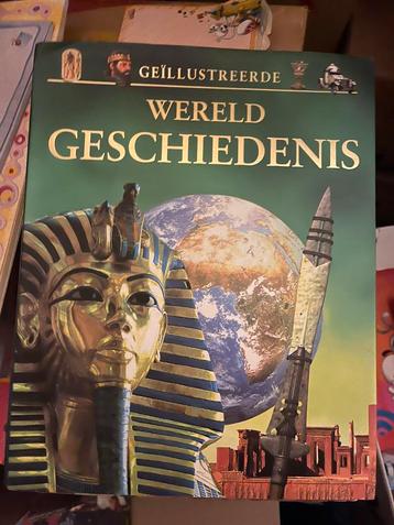 Geïllustreerde wereld geschiedenis boek beschikbaar voor biedingen