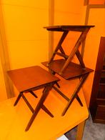 Vintage nesting set bijzettafels door Bengt Ruda Zweden, Huis en Inrichting, Tafels | Bijzettafels, Ophalen, A, A, A