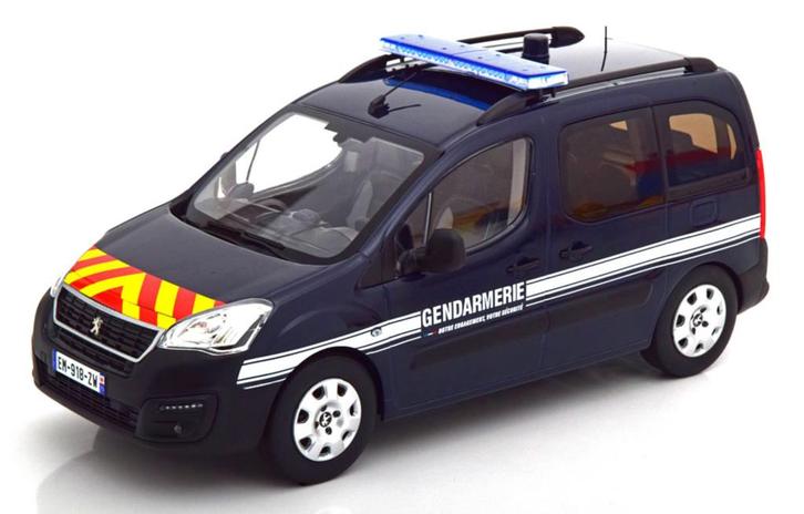 Peugeot Partner 2018 Gendarmerie 1/18 NOREV ref: 184890, Hobby en Vrije tijd, Modelauto's | 1:18, Nieuw, Auto, Norev, Verzenden