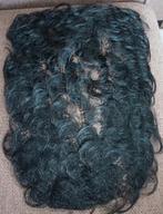 Borsthaar zwart toupet, carnaval., Carnaval, Overige maten, Ophalen of Verzenden, Zo goed als nieuw