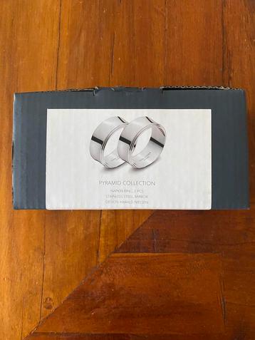 Georg Jensen Pyramid servetringen beschikbaar voor biedingen