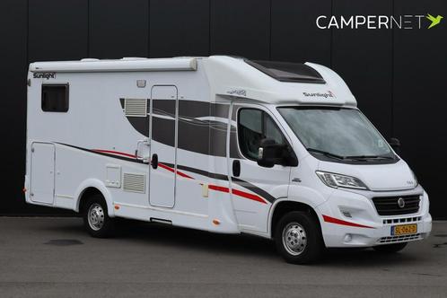 Sunlight T65 130pk Multijet | Dwarsbed | Hefbed | Gescheiden, Caravans en Kamperen, Campers, Bedrijf, tot en met 4, Half-integraal