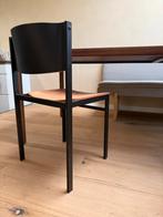 Retro schoolstoelen staal met hout opknap, Huis en Inrichting, Stoelen, Ophalen, Gebruikt, Overige kleuren, Vijf, Zes of meer stoelen