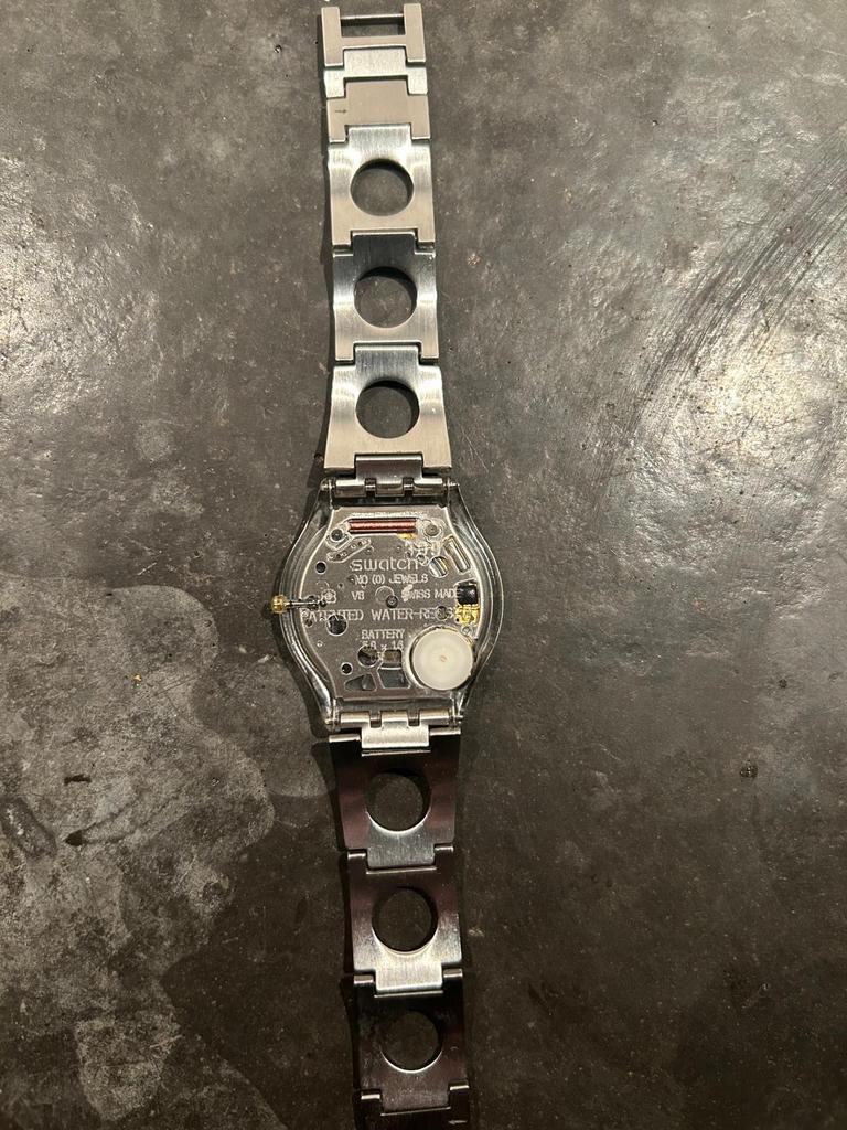 Swarz Swiss Horloge - Goede Staat!, Staal, Kunststof, Gebruikt, Polshorloge