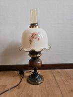 Tafellamp, Huis en Inrichting, Lampen | Tafellampen, Ophalen, Zo goed als nieuw, Hout, Minder dan 50 cm