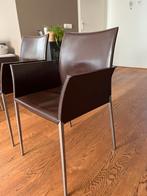 Zanotta Lia design stoel, Ophalen, Gebruikt, Twee, Bruin