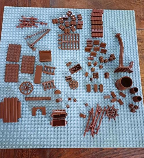Lego partij bruine onderdelen, Kinderen en Baby's, Speelgoed | Duplo en Lego, Zo goed als nieuw, Lego, Losse stenen, Ophalen of Verzenden