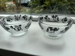 Disney Mickey en Minnie mouse schaaltjes 6 stuks, Huis en Inrichting, Ophalen, Overige stijlen, Glas, Schaal of Schalen