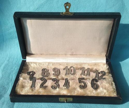 12 TAFELNUMMERS 800 ZILVERMERK ZWAARDJE ZILVER CIJFERS WOW!, Antiek en Kunst, Antiek | Goud en Zilver, Zilver, Verzenden