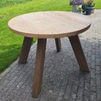Massief eiken eettafel 100 cm, Piet Klerkx, Huis en Inrichting, Ophalen, Zo goed als nieuw, Vijf personen of meer, Rechthoekig