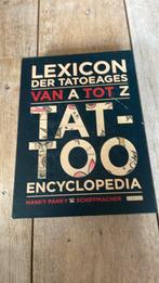 Henk Schiffmacher - Lexicon der tatoeages van A tot Z, Boeken, Grafische vormgeving, Henk Schiffmacher, Ophalen of Verzenden, Zo goed als nieuw
