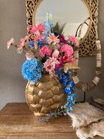 Vaas Turtle met Zijden bloemen Lief Set Zijde, Ophalen of Verzenden, Nieuw