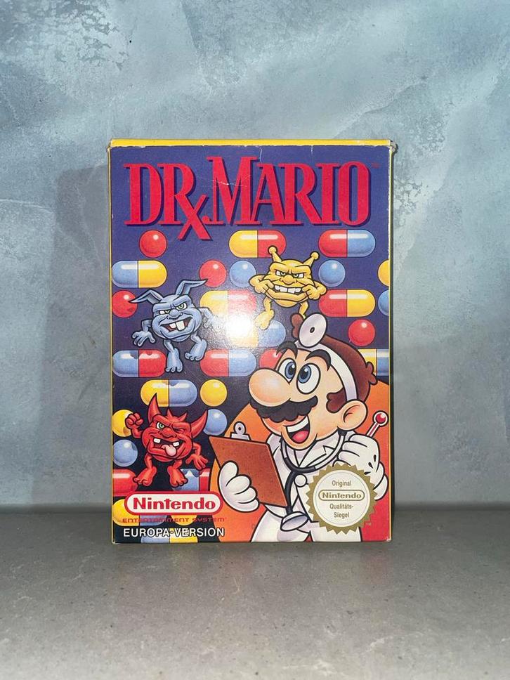 Dr. Mario Nintendo NES - Europa Versie CIB Boxed, Spelcomputers en Games, Games | Nintendo NES, Gebruikt, Puzzel en Educatief