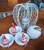 Kerstdecoratie Set: Kaarsenhouders, Bol Wol keramiek & Meer, Ophalen of Verzenden