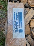 Nieuw Poortbeslag Zwart - Complete Set / deurbeslag, Ophalen of Verzenden, Nieuw