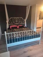 2 persoonsbed 160x200, Ophalen, Wit, Tweepersoons, Zo goed als nieuw