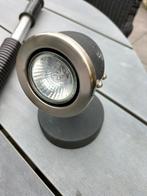 Zwart metalen spot, Huis en Inrichting, Lampen | Spots, Ophalen of Verzenden, Gebruikt, Metaal of Aluminium