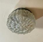 Vintage/retro jaren '60 glazen plafondlamp, Antiek en Kunst, Antiek | Lampen, Ophalen