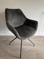 Eetkamerstoelen 6 stuks - groen velvet hunter Clint, Huis en Inrichting, Stoelen, Overige kleuren, Ophalen of Verzenden, Zo goed als nieuw