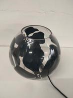 Knubbig Tafellamp Zwart (Outlet De Overkant), Gebruikt, Ikea, Ophalen of Verzenden, Glas