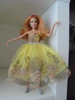 barbie dans gala jurk geborduurd nieuw, Kinderen en Baby's, Speelgoed | Poppen, Ophalen of Verzenden, Nieuw, Barbie