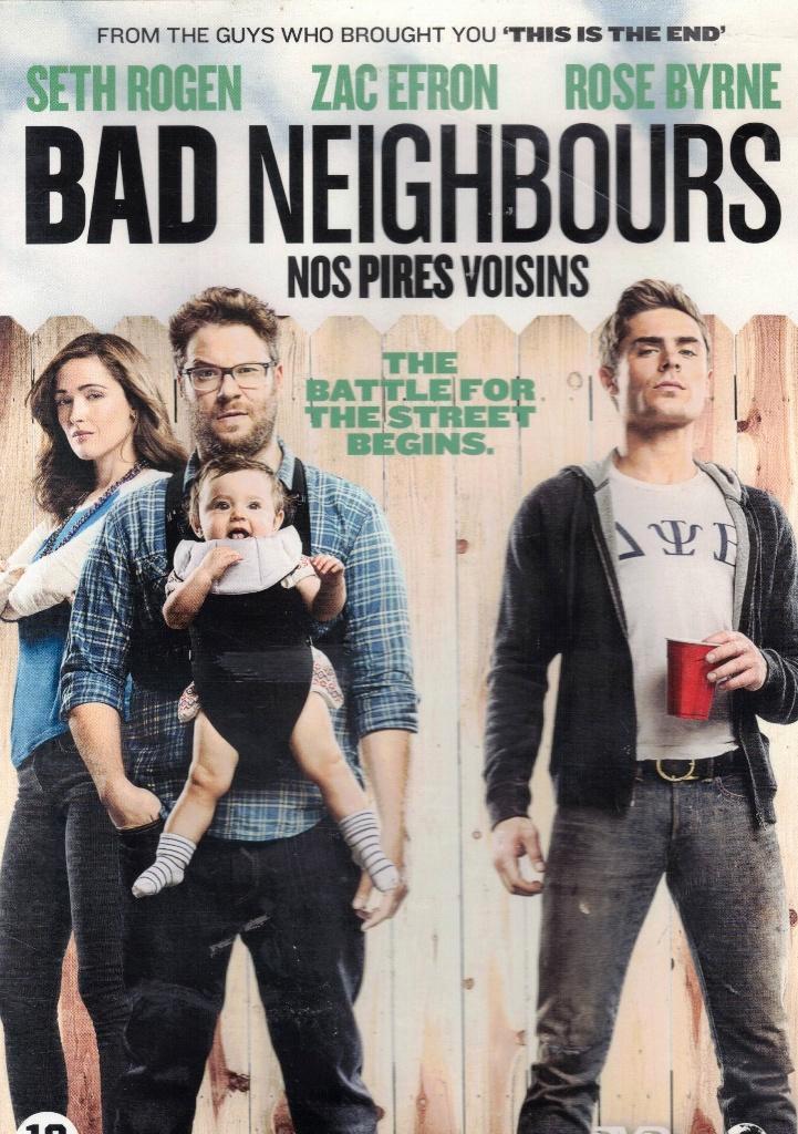 Bad Neighbours - Nicholas Stoller, Cd's en Dvd's, Dvd's | Komedie, Zo goed als nieuw, Actiekomedie, Vanaf 12 jaar, Ophalen of Verzenden