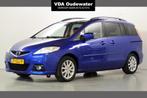 Mazda 5 1.8 Executive 7 zits, Stof, Zwart, 4 cilinders, Blauw