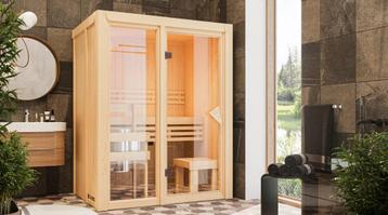 Energiezuinige sauna 155 X 122cm I 230V I Eenvoudige montage