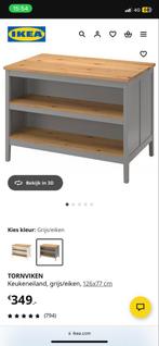 IKEA TORNVIKEN Keukeneiland - Zo goed als nieuw!, Ophalen, 100 tot 150 cm, Zo goed als nieuw, Minder dan 100 cm