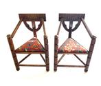 2 vintage Monk chairs uit Zweden., Ophalen, Gebruikt