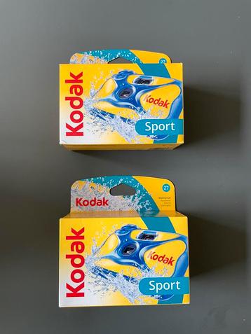 2x Kodak wegwerpcamera, waterdicht. beschikbaar voor biedingen