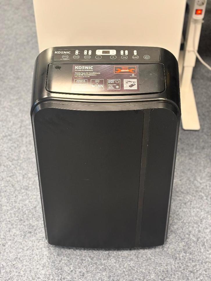 KOENIC KAC 9022 B WLAN Airco Zwart, Witgoed en Apparatuur, Airco's, Zo goed als nieuw, Mobiele airco, Minder dan 60 m³, 3 snelheden of meer