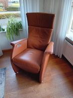 Relax Fauteuil gognac kleur, Huis en Inrichting, Fauteuils, Ophalen, Gebruikt, Leer, 50 tot 75 cm
