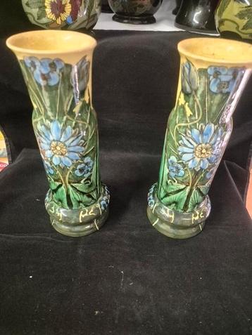 stel vazen faience de purmerende brantjes beschikbaar voor biedingen