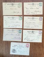 BAYERN 7 GELOPEN BRIEFKAARTEN 1876-1888 /E39, Ophalen of Verzenden, Briefkaart