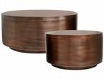 Bijzettafel set, Huis en Inrichting, Tafels | Salontafels, 50 tot 100 cm, Rond, Nieuw, Ophalen of Verzenden