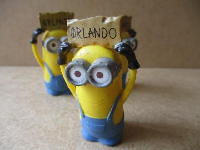 adv11029 minions poppetje 3, Ophalen, Overige figuren, Gebruikt, Beeldje of Figuurtje
