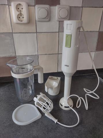 Staafmixer van Braun met diverse accessoires  beschikbaar voor biedingen