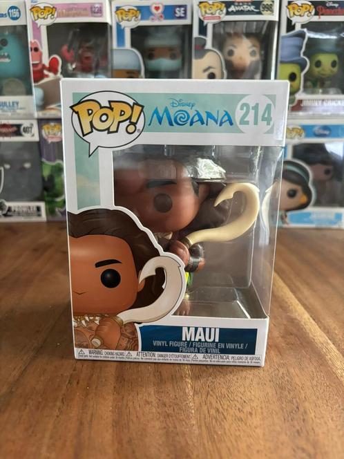 Funko Pop Maui uit Moana #214– Nieuw in doos – Disney, Verzamelen, Poppetjes en Figuurtjes, Nieuw, Ophalen of Verzenden