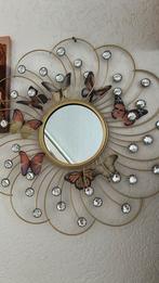 Spiegel rond, Huis en Inrichting, Woonaccessoires | Spiegels, Ophalen of Verzenden, Zo goed als nieuw, Rechthoekig, Minder dan 100 cm