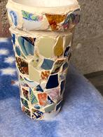 Vaas met tegelmozaïek, Ophalen of Verzenden